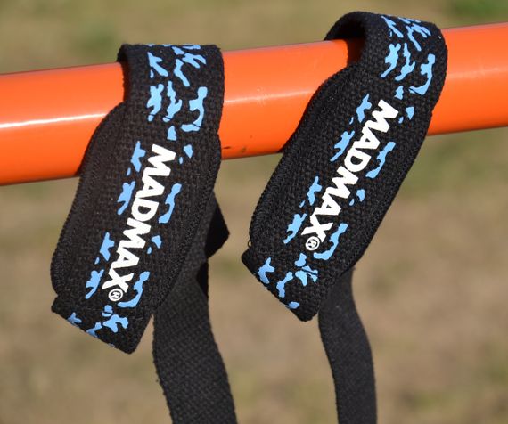 Ламки для тяги Camo Power Wrist Straps Camo/Light Blue | Зображення 6