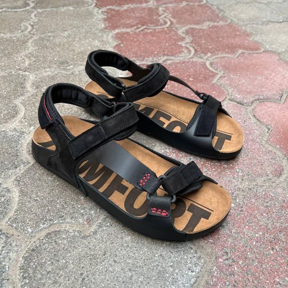 Чорні чоловічі сандалі Kadar 40 42 43 44 45 розмір | Зображення 1