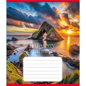 Тетрадь общая "Гармония с природой" 060-610277K-2 в клеточку, 60 листов