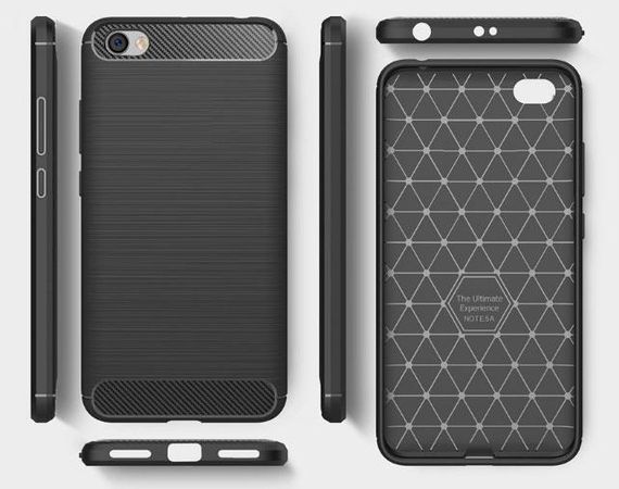 Противоударный бампер Primo Carbon для Xiaomi Redmi Note 5A - Black | Зображення 2