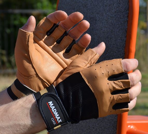 Рукавички для фітнесу MadMax MFG-248 Clasic Brown XL | Зображення 8