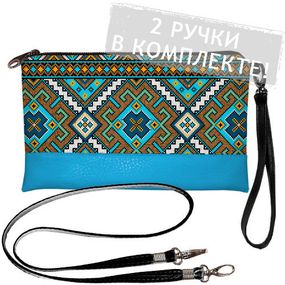 Клатч через плече 25x15 см (KL_GL_15UKR023_GOL)