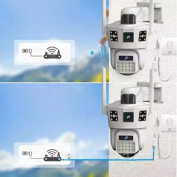 Вулична камера відеоспостереження 12Мп, WIFI, SD XPRO DS-2CD2043G2-IU (234573591_1105) | Зображення 5