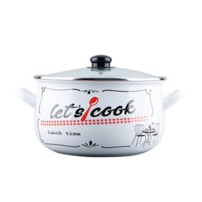 Каструля GT-T-118-LCW Lets cook біла 18 см 3.1 л Gusto