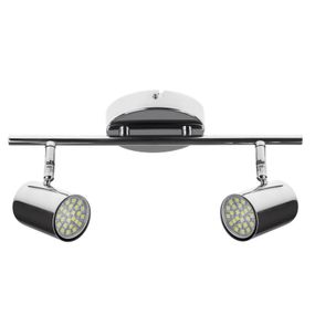 Светильник настенно-потолочный спот поворотный накладной HTL-180/2 GU10 CH