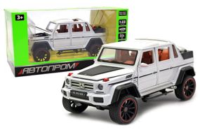 Машина металева 7579 АВТОПРОМ, 1:24 Mercedes-Benz, світло, звук, відкр.двері, в коробці (6900001197003) Білий