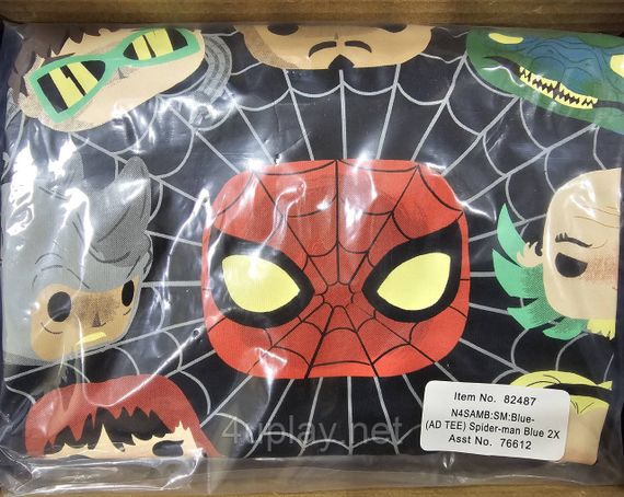 Коробка Фанко Поп Людина Павук Оригінал Funko Pop Marvel Collector Corps Spider-Man Blue Box 2XL | Зображення 5