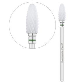 Фреза керамическая кукуруза зеленая Formula Profi (диаметр 6мм / рабочая часть 14,5мм)