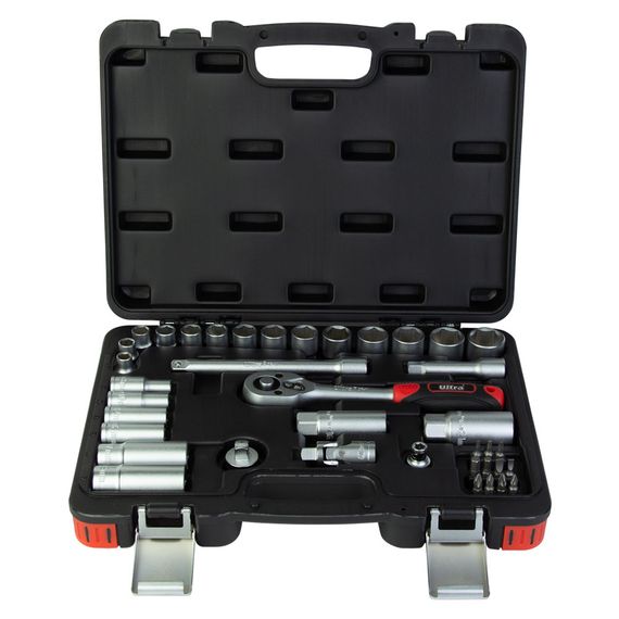 Набір насадок торцевих і біт Ultra 3/8" 39 шт CrV Taiwan (6003092) | Зображення 1
