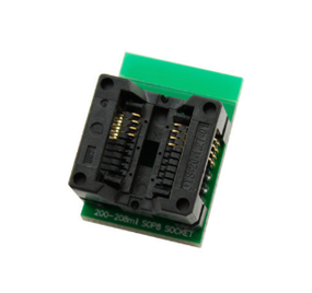 ZIF адаптер программатора с SOIC16 SOP16 на DIP8 300mil, зажим, переходник, панелька