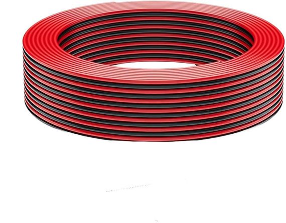 Дріт PROLUM™ для 2P для однокольорової стрічки 2x0.2мм AWG24 UL1007