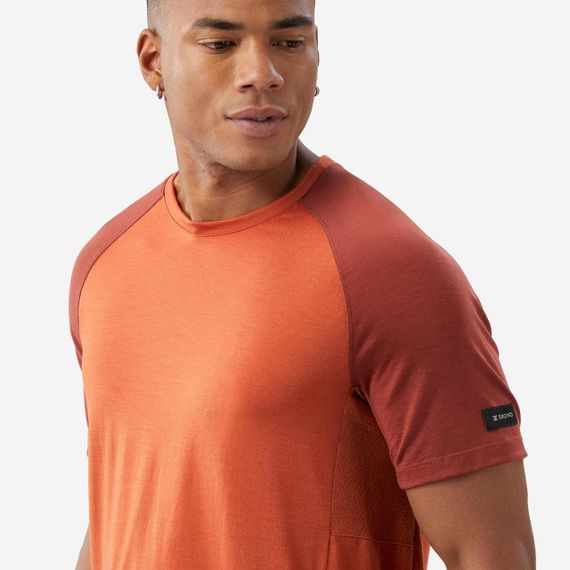 Футболка чоловіча Merino Resist з мериносової вовни коричнева - XL. | Зображення 4