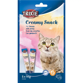 Лакомство для кошек Trixie Creamy Snacks креветки 5 шт