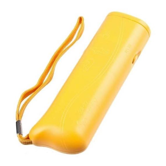 Ультразвуковий відлякувач собак з ліхтарем AD-100 yellow