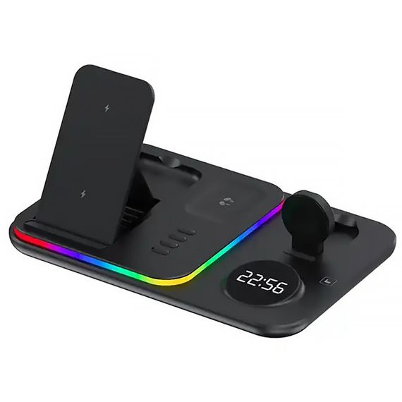 БЗУ + часы A82 4in1 Black | Зображення 3