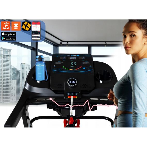 Бігова доріжка THUNDER React-DS Black | Зображення 2