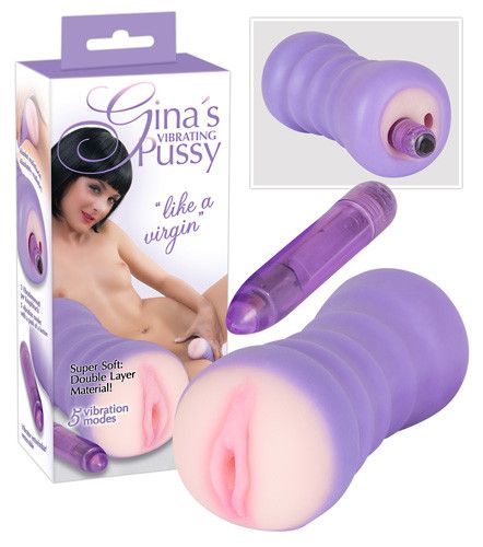 Мастурбатор з вібрацією GINA’S PUSSY Sex Aura | Зображення 1