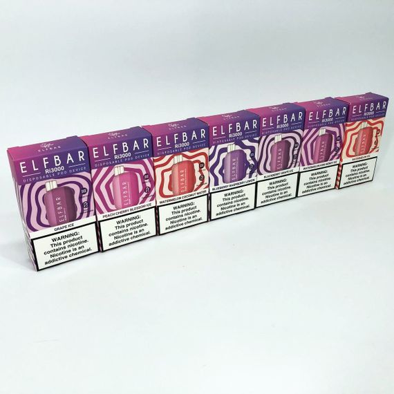 Elf Bar RI3000 5%. Чорниця Апельсин (Blueberry Orange) | Зображення 9