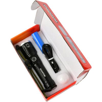 Фонарь Quantum Solid Highlight 10W LED + дімер з функцією Power Bank (QM-FL1021-CB) | Зображення 4