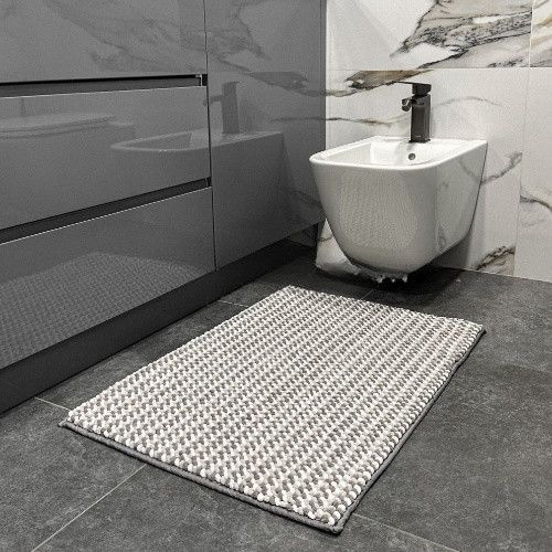 Килимок для ванної кімнати 50*80см Мелоді сірий Дариана | Зображення 1