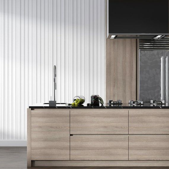 Декоративна стінова рейка перламутр 3000*160*23мм (D) SW-00001533 | Зображення 6