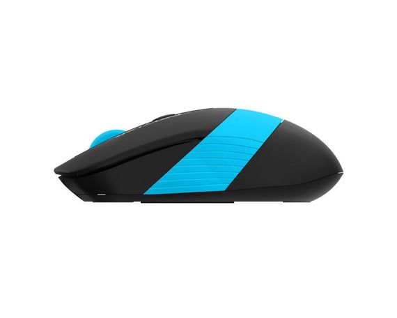 Миша бездротова A4Tech Fstyler FG10S (Blue), безшумна, USB, колір чорний+блакитний | Зображення 2
