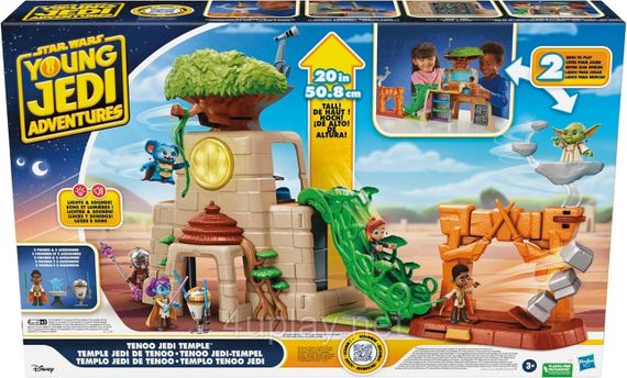 Ігровий набір Hasbro Star Wars Young Jedi Adventures Tenoo Temple Зоряні війни Храм Тено | Зображення 1