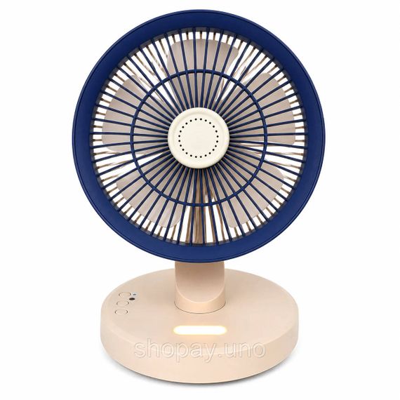 Портативный вентилятор SkeBerg JX-80 с LED-подсветкой • Настольный мини-вентилятор 5W для дома, офиса, поездок и отдыха | Зображення 2