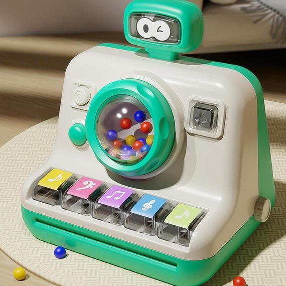 Дитяче електронне міні-піаніно, Іграшка піаніно-пазл для раннього розвитку дітей знижка | Зображення 1