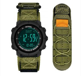 Чоловічий годинник Awarder 036 Nylon Tactic Black-Army Green 1202-0107
