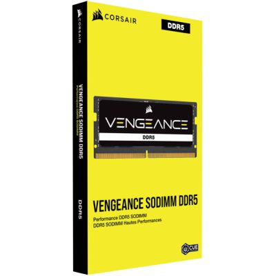 Модуль памяти для ноутбука SoDIMM DDR5 16GB 4800 MHz Vengeance Corsair (CMSX16GX5M1A4800C40) (CMSX16GX5M1A4800C40) | Зображення 3