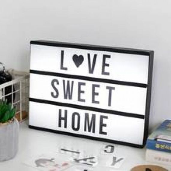 Нічник лайтбокс Light Box з літерами (F123657)