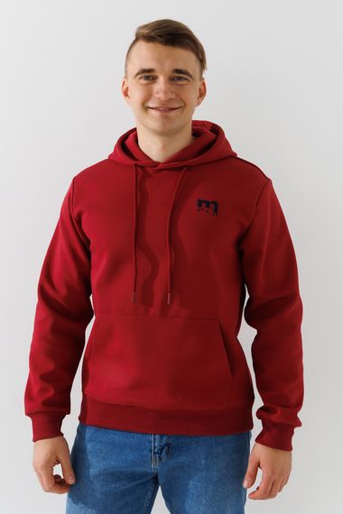 Худі з принтом чоловічий  16904SP XL Бордовий shop (2000990874504)