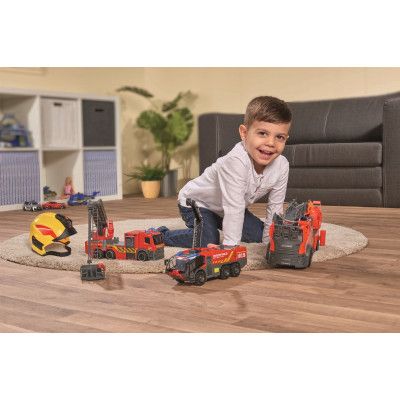 Спецтехника Dickie Toys Пожарная машина Скания с телескопической стремянкой, со звуком и световыми эффектами | Зображення 6