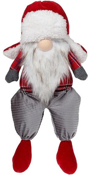 М'яка іграшка «Гномик Red&Grey» 26х18х57см, сидячий