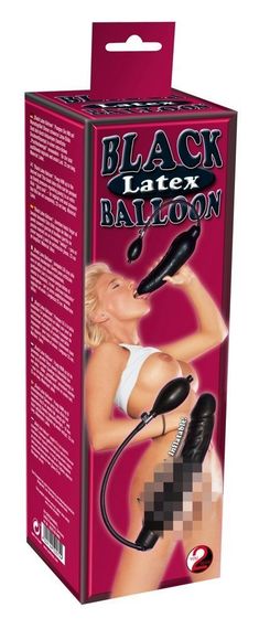 Фалоімітатор з накачуванням реалістичний You2Toys чорний, 23 х 4 см Sex Aura | Зображення 2