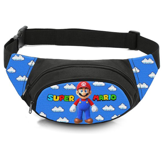 Сумка-бананка дитяча з принтом Super Mario поясна сумка для хлопчика (4547)