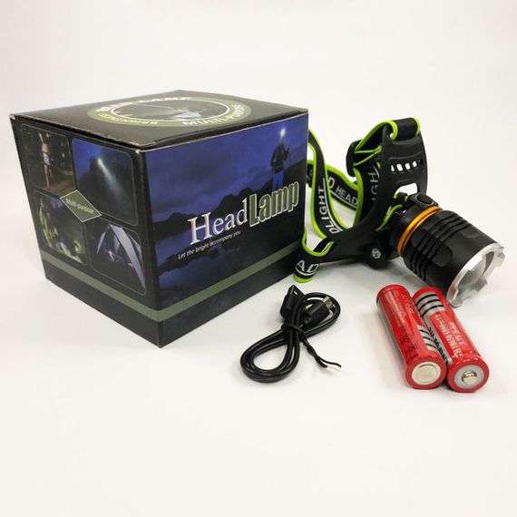 Фонарик диодный налобный, Фонарь для походов на лоб, Налобный фонарик bailong, Фонарь для ночной езды JL-83 | Зображення 6