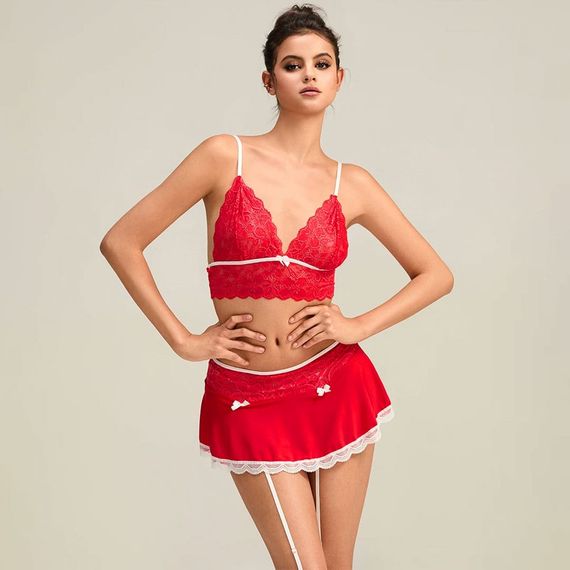 Еротичний комплект Babydoll 46 L/XL 0214-2 | Зображення 9