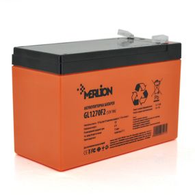 Аккумуляторная батарея MERLION GL1270F2 12V 7A h (150x65x95 (100) Orange Q10/480