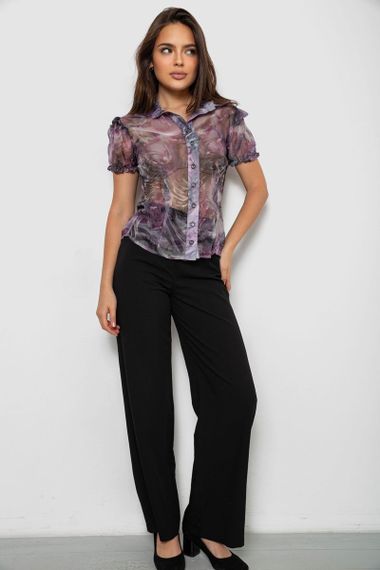 Блуза, колір бузковий, 230R506 | Зображення 1