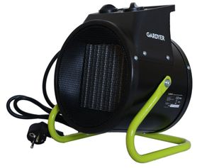 Електричний обігрівач Gardyer 3,0 кВт, площа обігріву 30 кв., підлоговий, чорний (HE3000)
