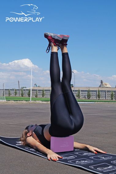 Блок для йоги PowerPlay 4006 Yoga Brick Фіолетовий | Зображення 6