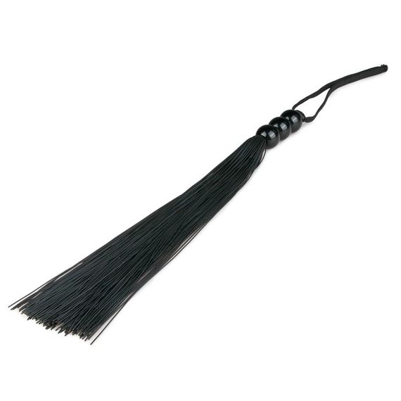 Плетка силіконова Easytoys Black Silicone Whip, 32 см | Зображення 3