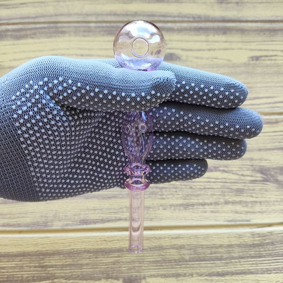 Стеклянная трубка Simple Oil Pink | Зображення 2