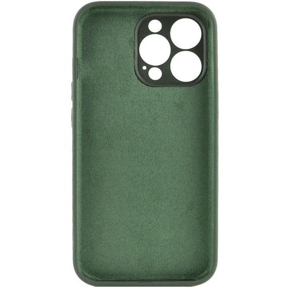 Чохол Silicone Case Full Camera Protective (AA) NO LOGO для Apple iPhone 16 Pro (6.3") Зелений / Cyprus Green | Зображення 1