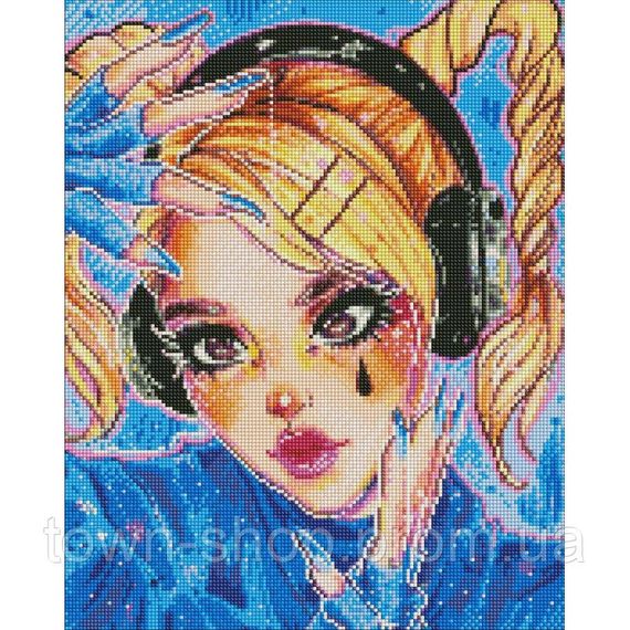 Алмазная мозаика "Ритмическая музыка" ©nila_art_art AMO7598 40х50 см Идейка