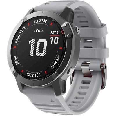 Ремешок для смарт-часов Armorstandart Silicone 22mm для Garmin Fenix 5/6 Grey (ARM60797)
