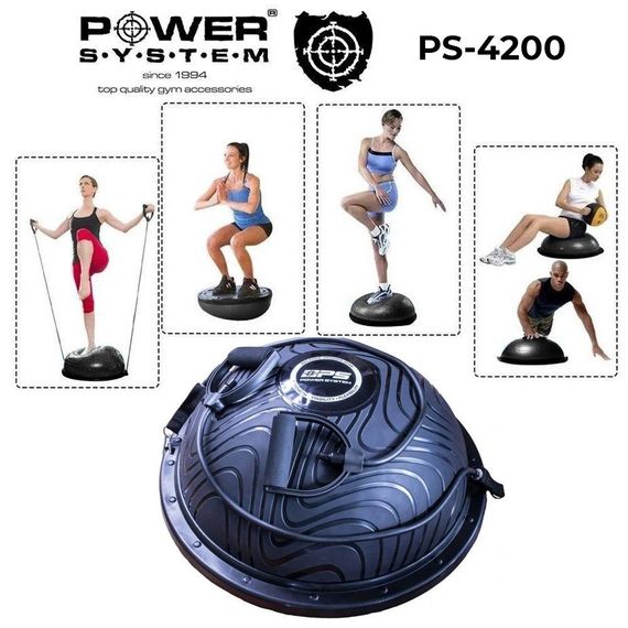Балансувальна платформа Power System PS-4200 Balance Trainer Zone (Ø60) Black | Зображення 1