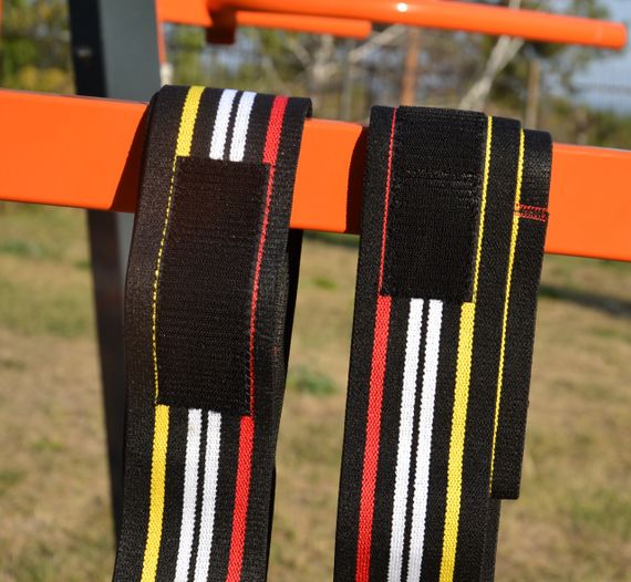 Бинти на коліна MadMax MFA-292 Knee Wraps Black | Зображення 8